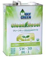 Масло моторное MOLYGREEN CLEAN DIESEL DL-1 5W-30 4л
