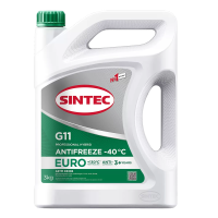 Антифриз Sintec Euro G11 green (зеленый) -40, 3кг