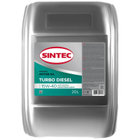 Масло моторное минеральное Sintec Turbo Diesel 15W-40 API CD/SG 20л