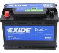 EXIDE Excell EB741 74L прям. пол. 680А 276x175x190