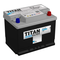 TITAN EUROSILVER 61Ач обр. пол. 600А 242x175x190