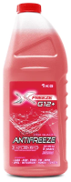 Антифриз X-FREEZE Antifreeze G12+ готовы й -40C красный 1 кг