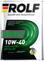 Масло моторное ROLF Energy SAE 10W-40 1л A3/B4 API SL/CF (металл)