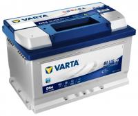 Varta Blue EFB StartStop D54 65R обр. пол. низкий 650A 278x175x175
