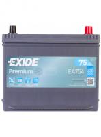 EXIDE Premium EB754 Asia 75R обр. пол. 630A 260x172x220