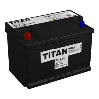 TITAN STANDART 75Ач прям. пол. 650A 278x175x190