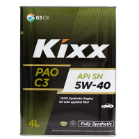 Масло моторное Kixx PAO C3 5W-40 4л