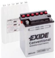 EXIDE CONVENTIONAL EB14-A2 14Ач 145A прям. пол. 134x89x166