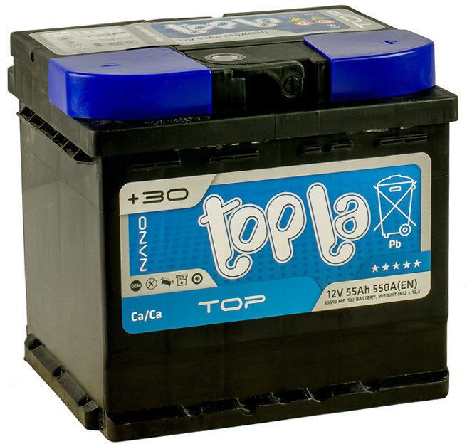 Topla Durjava Автомобильный аккумулятор Topla Top 55R обр. пол. 560А 207x175x190 ...