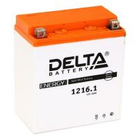 Мото DELTA CT 1216.1 16Ач 230A обрат. пол. 151x88x164 (YTX16-BS, YB16B-A)