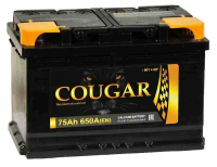 COUGAR Power 75Ah прям. пол. 680А 278x175x190