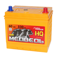 МЕДВЕДЬ SILVER Asia 60R обр. пол. 530A 230x170x225 (65D23L)