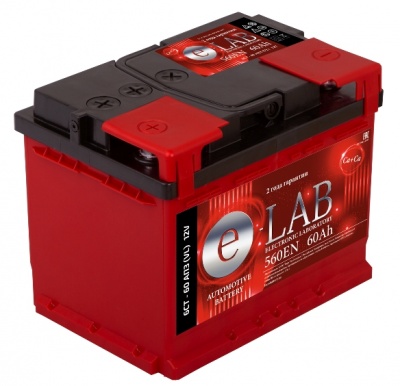 E-LAB 6ст-60L прям. пол. 580A 242x175x190