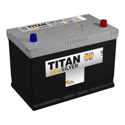 TITAN Asia Silver 100Ач обр. пол. 850A 306x173x220