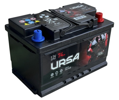 URSA Extra Power 74Ah 680A обр. пол. низкий 278x175x175