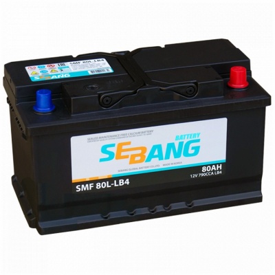 SEBANG 80Ah обр. пол. низкий 790A 315x175x175