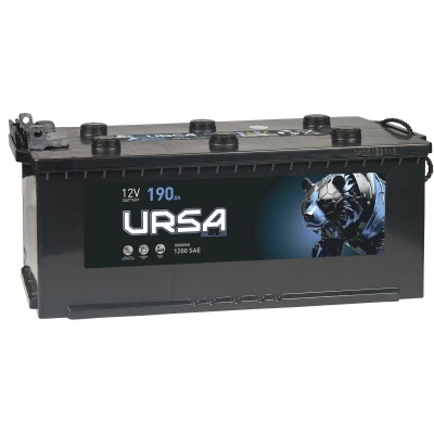URSA Blue 190Ah рус болт прям. пол. 1050 512x218x225