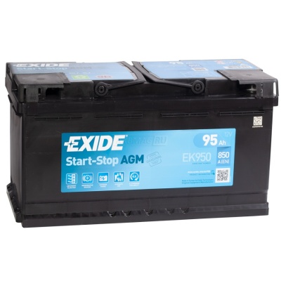 EXIDE Start-Stop AGM 95R обр. пол. 850А 353x175x190 (EK950)