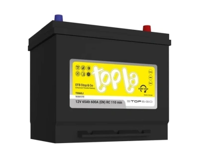 Topla EFB Start Stop Asia 65R обр. пол. 600A 230x173x220