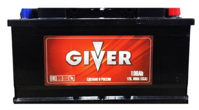 GIVER HYBRID 6CT-100 R обр. пол. 820A 353x175x190
