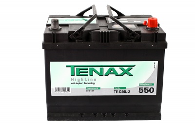 Tenax Asia 68L прям. пол. 550A 261x173x220