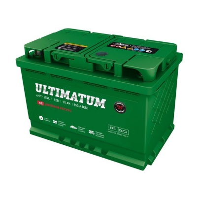 Аком Ultimatum AGM 70R обр. пол. 760A 278x175x190