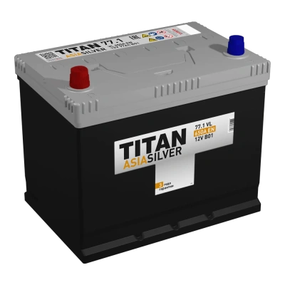 TITAN Asia Silver 77Ач прям. пол. 650A 258x173x220