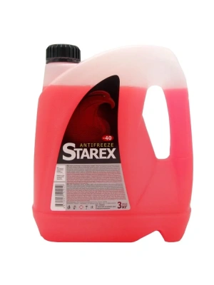 Антифриз Starex red (красный) -40, 3кг
