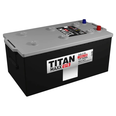 TITAN MAXX EFB 240Ач евро обр. пол. 1300A 518x274x237