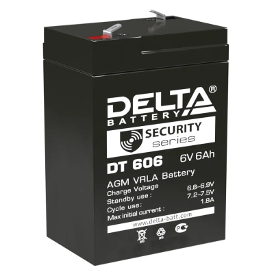Аккумулятор для ИБП Delta DT 606 универс. пол. 6В 6 Ач 70x48x101
