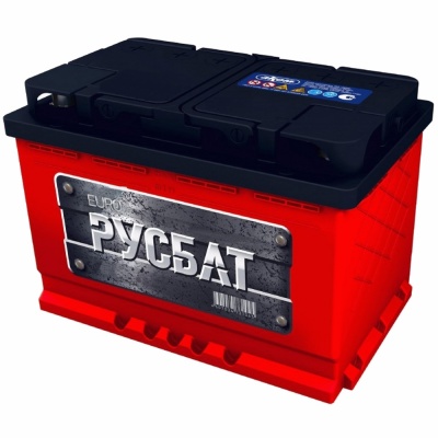 РУСБАТ 60L прям. пол. 480A 242x175x190