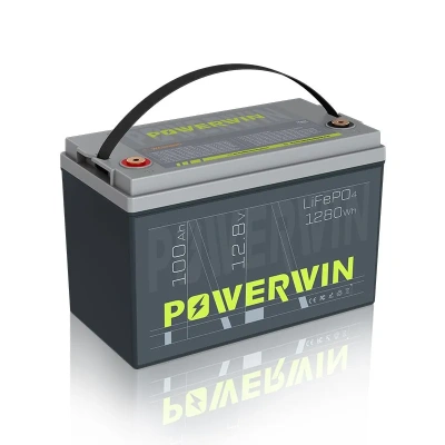 POWERWIN BT100 12,8В, 100 Ач, 1280 Вт/ч LiFePO4 (Литий-Железо-Фосфат)