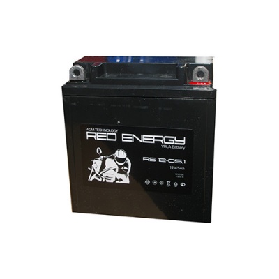 Мото Red Energy RS1205.1 6Ач 65A обр. пол. 120х61х129 (YB5L-B, 12N5-3B)