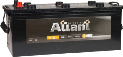 ATLANT Black 140Ah прям. пол. 850 513x189x225