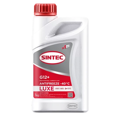 Антифриз Sintec Luxe G12+ red (красный) -40, 1кг