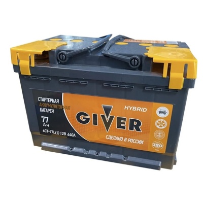 GIVER HYBRID 6CT-77R обр. пол. 640A 278х175х190