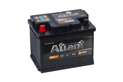 ATLANT Black 60L прям. пол. 460А 242x175x190