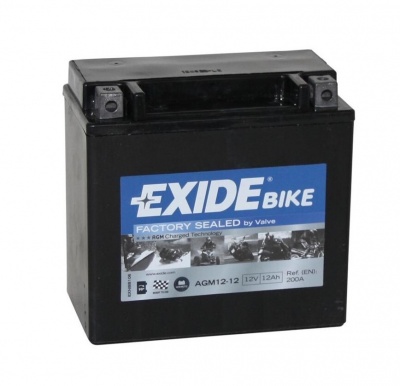 Мото EXIDE ETZ14-BS 12Ач 205A прям. пол. 150x87x110 (YTZ12S, YTZ14S)