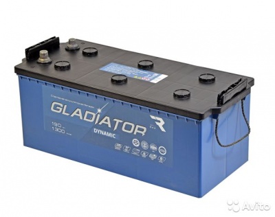 Gladiator Dynamic 190 евро обр. пол. 1300A 513x220x200