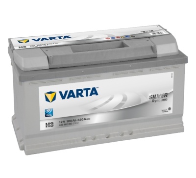 Varta Silver H3 100R обр. пол. 830A 353x175x190