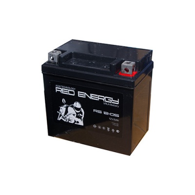 Мото Red Energy RS1205 5Ач 65A обр. пол. 114х69х109 (YTX5L-BS, YTZ7S, YT5L-BS)
