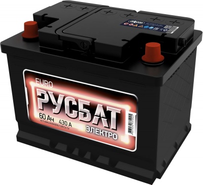 РУСБАТ 55L прям. пол. 430A 242x175x190