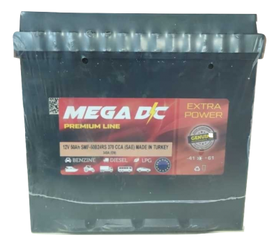 MEGA DC Asia 50L прям. пол. тонк. кл. 370A 238x128x220