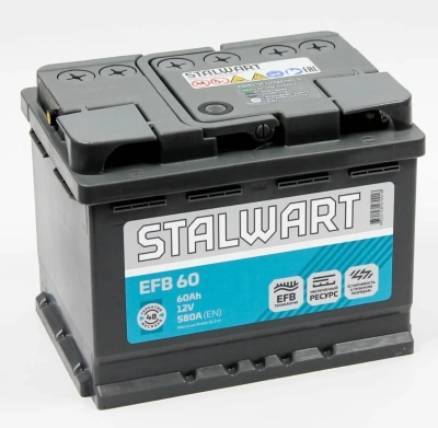 STALWART EFB 60L прям. пол. 580A 242x175x190