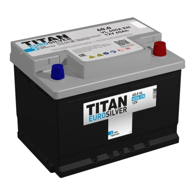 TITAN EUROSILVER 60Ач низкий обр. пол. 600A 242x175x175