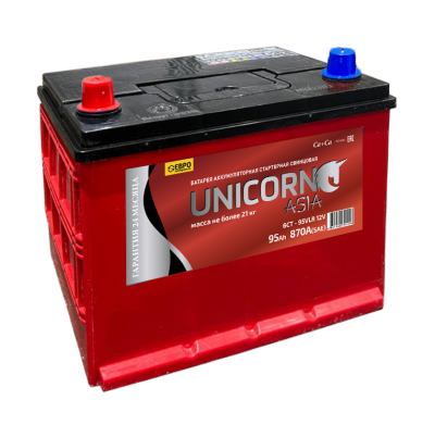 UNICORN RED Asia 95L прям. пол. 870A 306x173x220