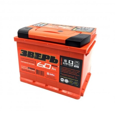 Зверь 60L прям. пол. 650А 242х175х190