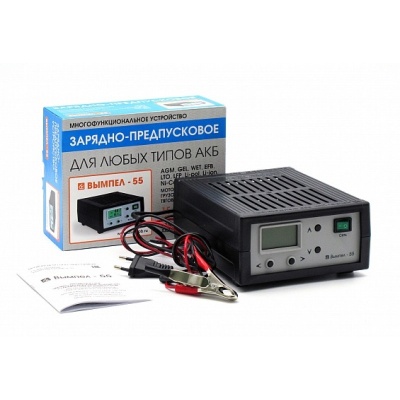 Зарядное устройство Вымпел-55 (автомат, 0,5-15А, 0,5-18В, ЖК индикатор)