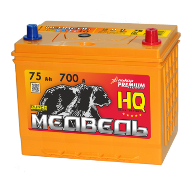 МЕДВЕДЬ SILVER Asia 75R обр. пол. 700A 260x173x220 (90D26L)